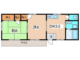 フローラ大久保の物件間取画像